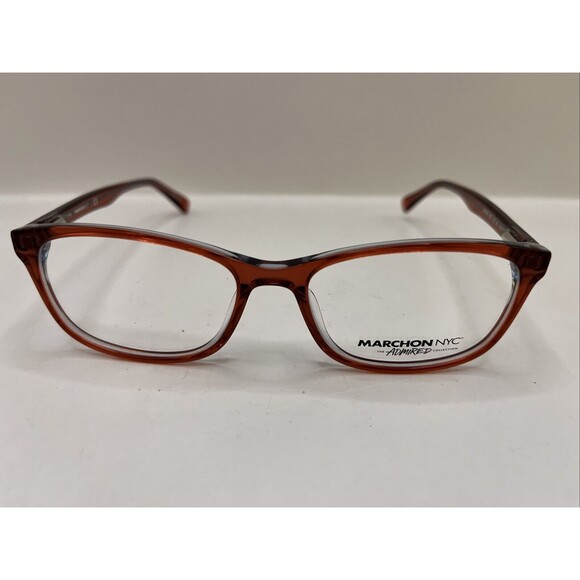 Marchon NYC Eyeglasses M-5505 600 Admired Collection Demo Lens Red 52-16-140 - Picture 1 of 6